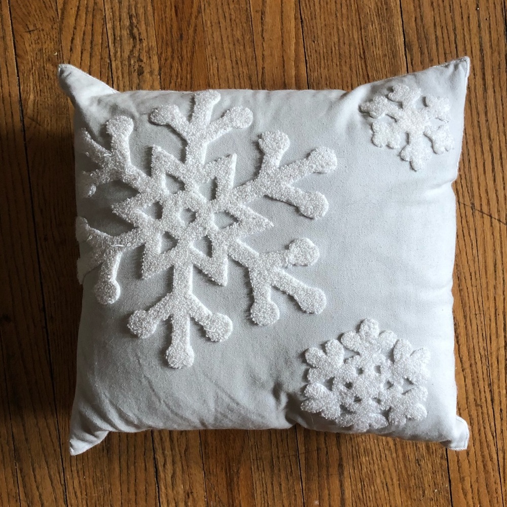 Snow Throw Pillow